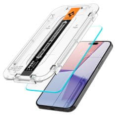 Spigen Glass tR EZ Fit 2 Pack, transparency - iPhone 15 Pro