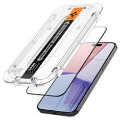 Spigen Glass tR EZ Fit 2 Pack, FC Black - iPhone 15 Pro Max