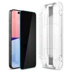 Spigen Glass tR EZ Fit (Privacy) 2 Pack, transparency - iPhone 15 Pro