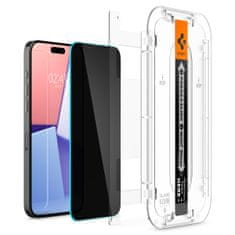 Spigen Glass tR EZ Fit (Privacy) 2 Pack, transparency - iPhone 15 Pro Max