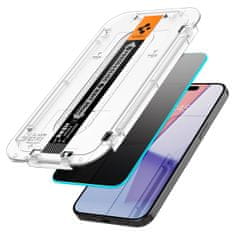 Spigen Glass tR EZ Fit (Privacy) 2 Pack, transparency - iPhone 15 Pro Max