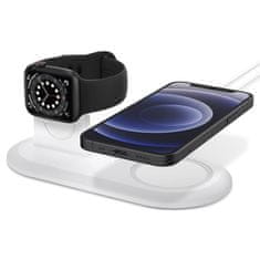 Spigen Magsafe Charger & Apple watch stand 2 in 1 Mag Fit Duo White