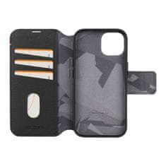 Decoded Leather Detachable Wallet, black - iPhone 15