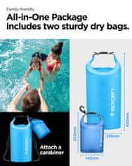 Spigen Aqua Shield WaterProof Dry Bag 20L + 2L A630, sea blue