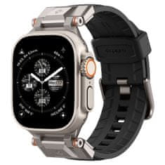 Spigen Dura Pro Armor Band, black - Apple Watch 49mm/45mm/44mm/42mm