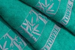 Výpredaj obliečok Bambusový uterák BAMBOO zelený