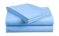 Výpredaj obliečok Bavlnená plachta modrá 140x240 cm Gramáž (hustota vlákna): Lux (150 g/m2), Rozmer: 140 x 240 cm