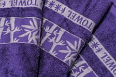 Výpredaj obliečok Bambusový uterák BAMBOO fialový
