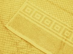 Výpredaj obliečok Uterák BASIC CUBE žltý