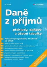 Jiří Dušek: Daně z příjmů 2024 - přehledy, daňové a účetní tabulky