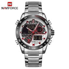 NaviForce NAVIFORCE 9171 SBEBE Luxusné náramkové hodinky: Módne, športové Quartz, mužské hodinky 