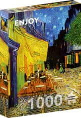 ENJOY Puzzle Vincent Van Gogh: Terasa kaviarne v noci 1000 dielikov