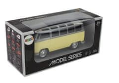 Mamido Elektrický autobus na batérie s trecím pohonom, svetlami a zvukmi - žltý