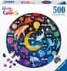 Ravensburger Okrúhle puzzle Kruh farieb: Sny 500 dielikov