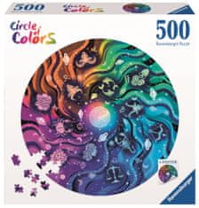 Ravensburger Okrúhle puzzle Kruh farieb: Astrológia 500 dielikov