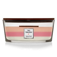 Woodwick Vonná sviečka loď Trilogy Blooming Orchard 453,6 g