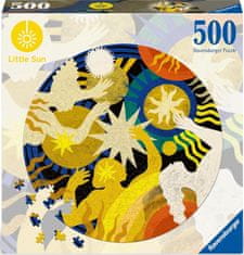 Ravensburger Okrúhle puzzle Little Sun: Zapojenie sa 500 dielikov