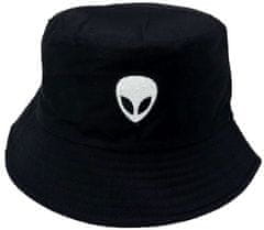 Camerazar Rybársky klobúk BUCKET HAT, čierny - polyester a bavlna, univerzálna veľkosť 52-58 cm