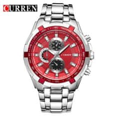 Curren Curren 8023 z nehrdzavejúcej ocele pás hodinky Relogio Masulino športové analógové Quartz 