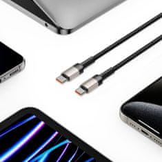 Tech-protect Ultraboost Evo kábel USB-C / USB-C PD 100W 5A 1m, titanium