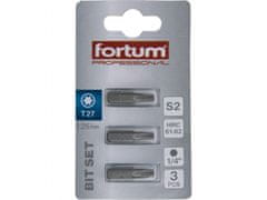 Fortum Hrot TORX, sada 3ks, T 27x25mm, S2