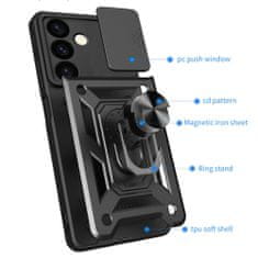 Techsuit Camshield puzdro pre Samsung Galaxy S24 Plus - Čierna KP30087