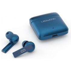 Solex Slúchadlá BLUETOOTH do uši LEDWOOD TITAN BLUE TWS