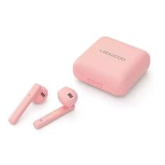 Solex Slúchadlá BLUETOOTH do uši LEDWOOD HUBBLE PINK TWS