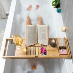 InnovaGoods Extendable Bamboo Bath Tray Trayth InnovaGoods 