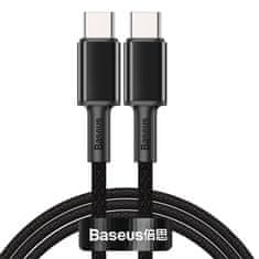 BASEUS Baseus USB-C/C kábel 100W 2m čierny (CATGD-A01)