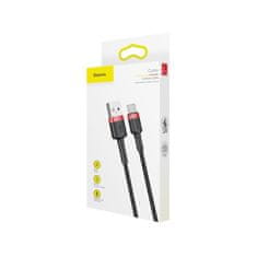 BASEUS Cafule USB-A/C kábel 3A 0,5m čierny