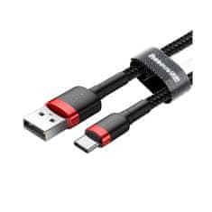 BASEUS Cafule USB-A/C kábel 3A 0,5m čierny