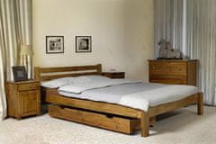 Výpredaj obliečok Úložný box pod posteľ 150 cm, dub