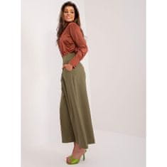 ITALY MODA Dámske nohavice MINAI khaki DHJ-SP-7723.09_405714 L