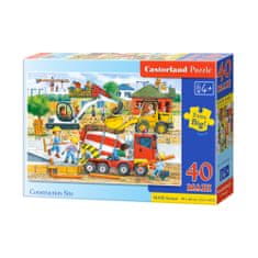 KIK Castorland Puzzle Maznáčikovia v parku MAXI 40 dielikov Stavenisko