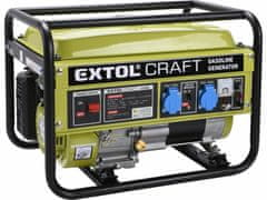 Extol Craft Elektrocentrála rámová benzínová, 1F, 2,8kW/230V, EXTOL CRAFT