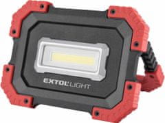 Extol Light Svietidlo LED nabíjateľné, 10W, 1000lm, 3,7V/4,4Ah Li-ion, 380g, EXTOL LIGHT