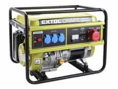 Extol Craft Elektrocentrála rámová benzínová, 3F, 5,5kW/400V, EXTOL CRAFT