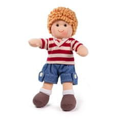 Rappa Bigjigs Toys Látková bábika Harry 28 cm