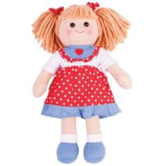 Rappa Bigjigs Toys Látková bábika Emily 34 cm