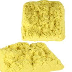KIK KX9568_4 Kinetický písek 1 kg v sáčku žlutý