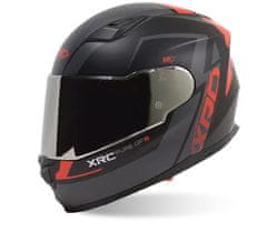 XRC Helma na motorku matt black/red veľ. XL