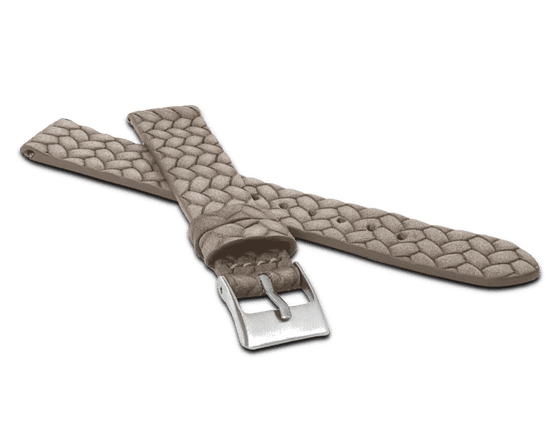 LAVVU Béžový remienok s pleteným vzorom TWIST z luxusnej kože TOP GRAIN - 14