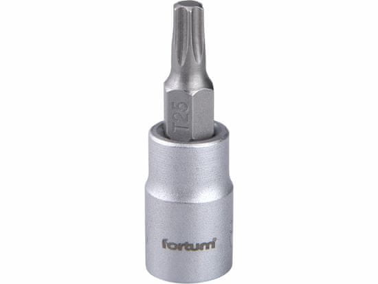 Fortum Hlavica zástrčná TORX, TX25, 1/4”, FORTUM