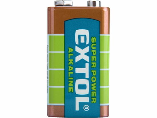 Extol Energy Batéria alkalická, 9V, typ 6LR61, EXTOL ENERGY