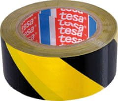 Tesa Páska lepiaca výstražná 60760, 50mmx33m, nosič PVC, žlto-čierna, Tesa
