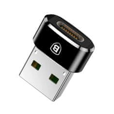 BASEUS Baseus adaptér z USB typu C na USB čierny (CAAOTG-01)