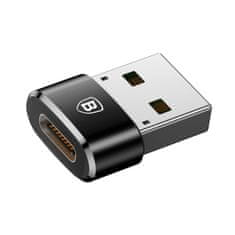 BASEUS Baseus adaptér z USB typu C na USB čierny (CAAOTG-01)