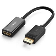 Ugreen Ugreen kábel adaptéra z DisplayPort (samec) na HDMI (samica) (jednosmerný) 1080P 60Hz 12bit čierny (40362)