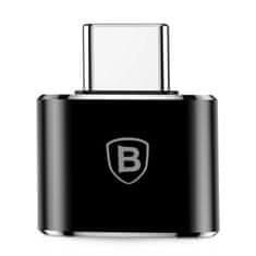 BASEUS Adaptér Baseus USB na USB-C OTG čierny (CATOTG-01)